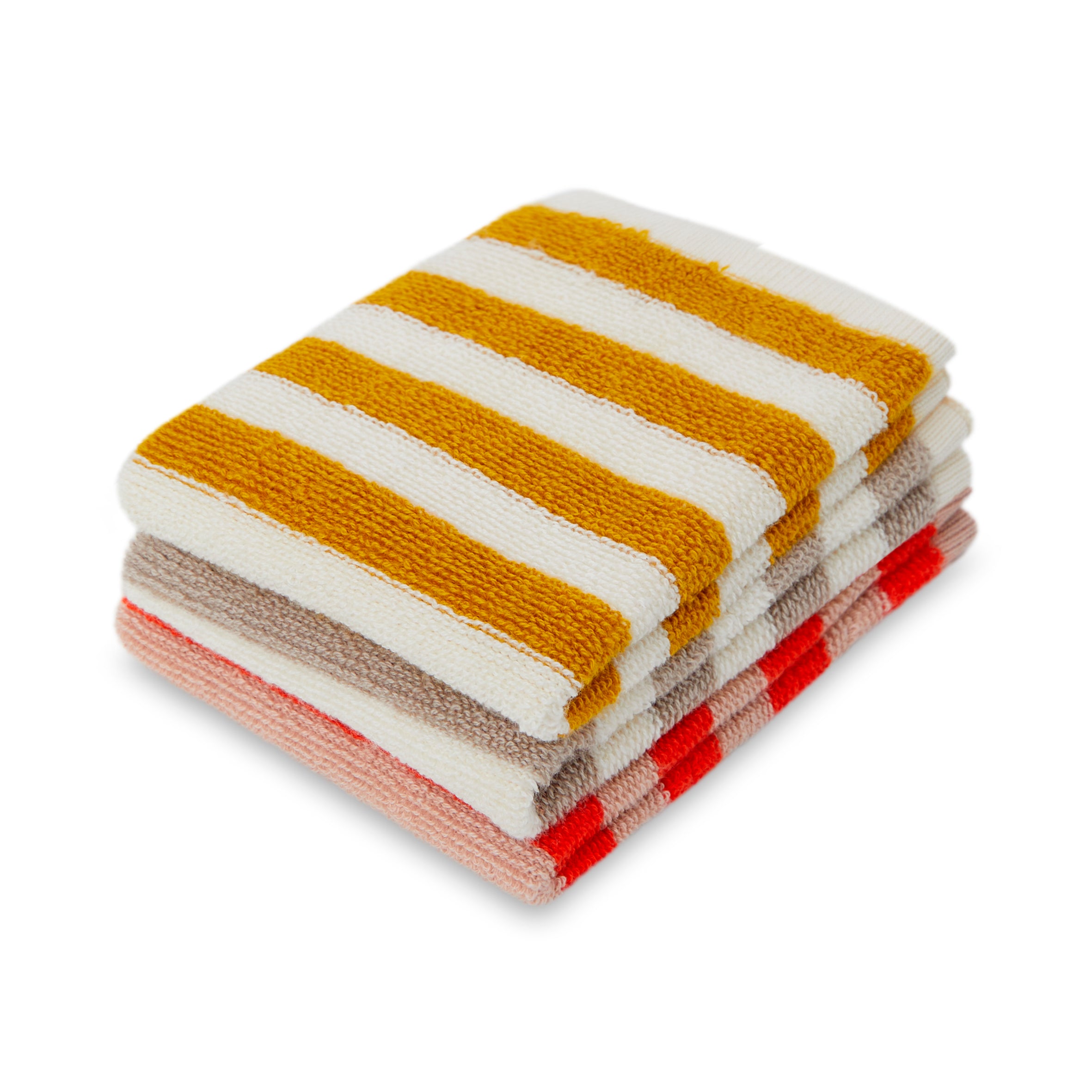 Sophie Home Kids Striped Terry Washcloths