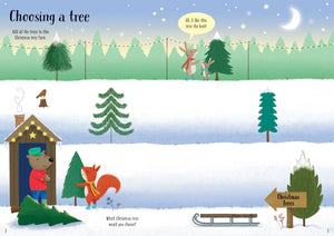 Sparkly Christmas Trees Sticker Book (Usbourne)