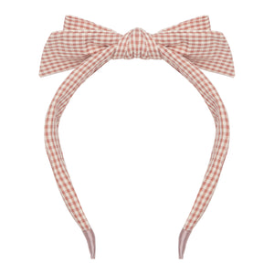 Mimi & Lula Gingham Edie Bow Alice Band