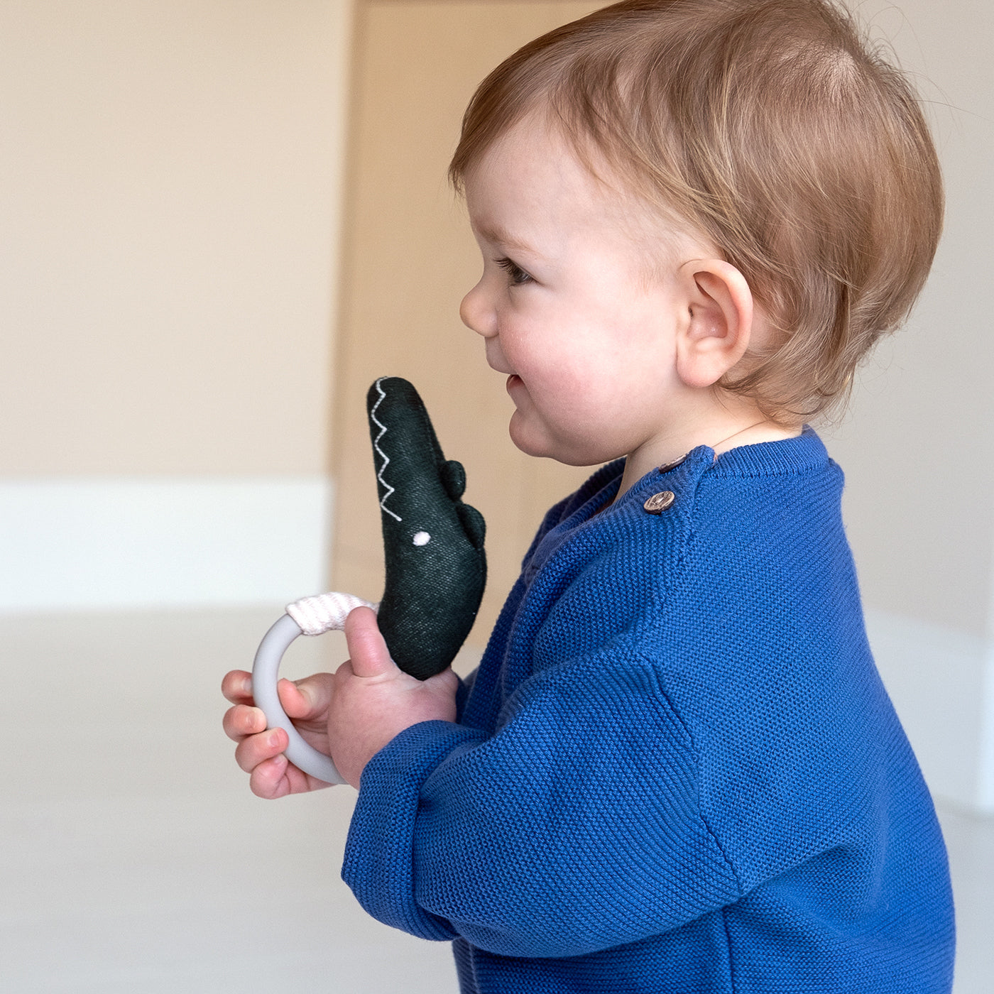 Sophie Home Kids Crocodile Teething Rattle