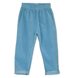 Lötie Kids Blue Velvet Trousers