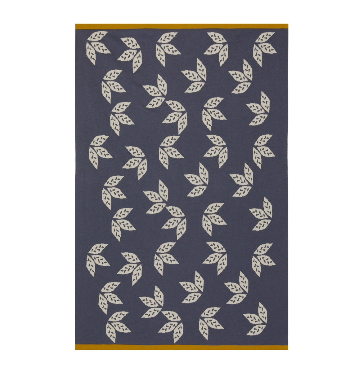 Sophie Home Kids Blue Leaf Reversible Blanket