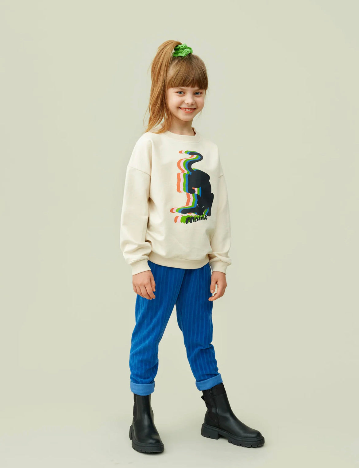 Mainio Velour Pants in Dazzling Blue