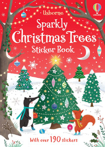 Sparkly Christmas Trees Sticker Book (Usbourne)