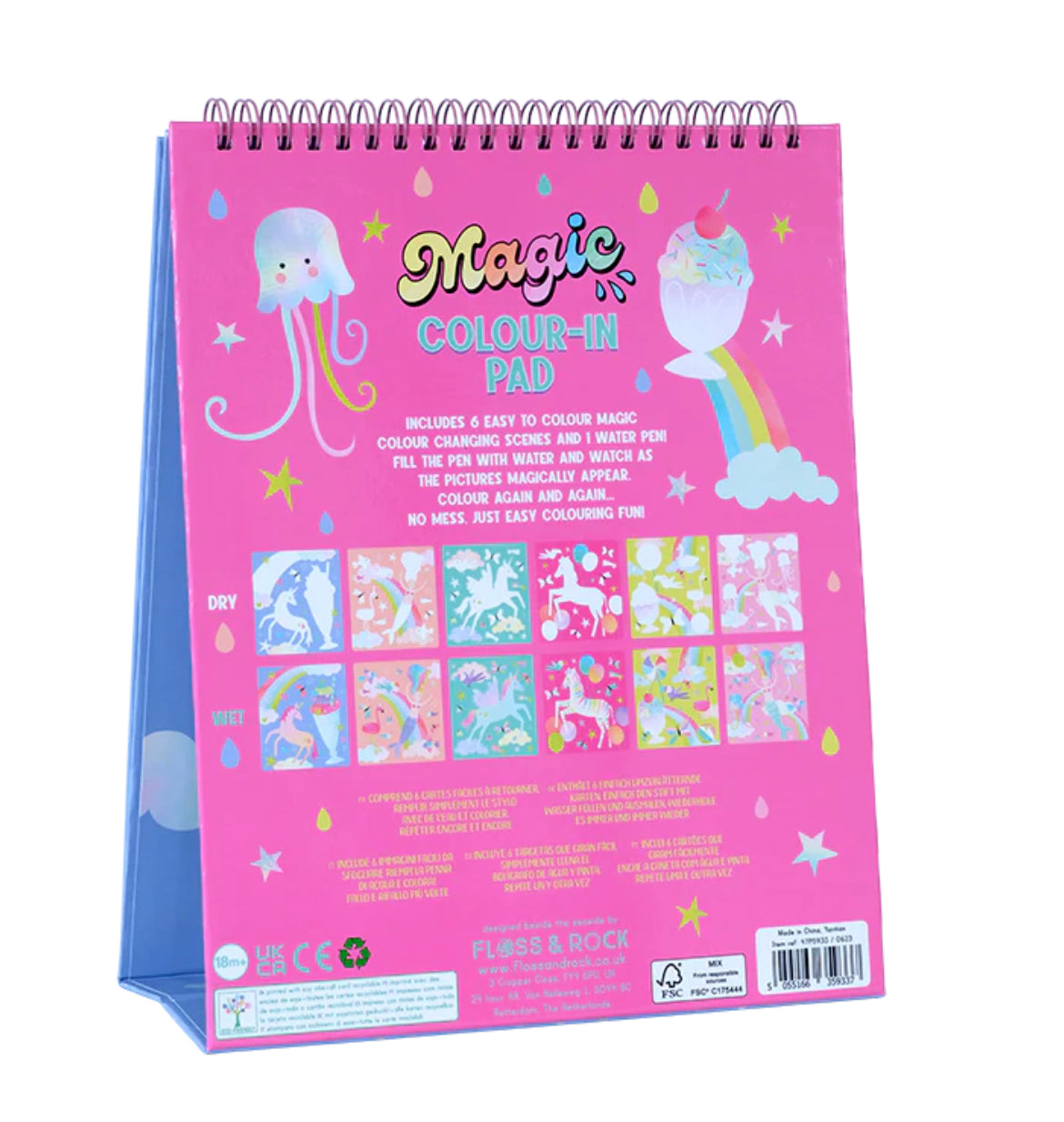Floss & Rock Magic Colour Changing Fantasy Easel & Pen