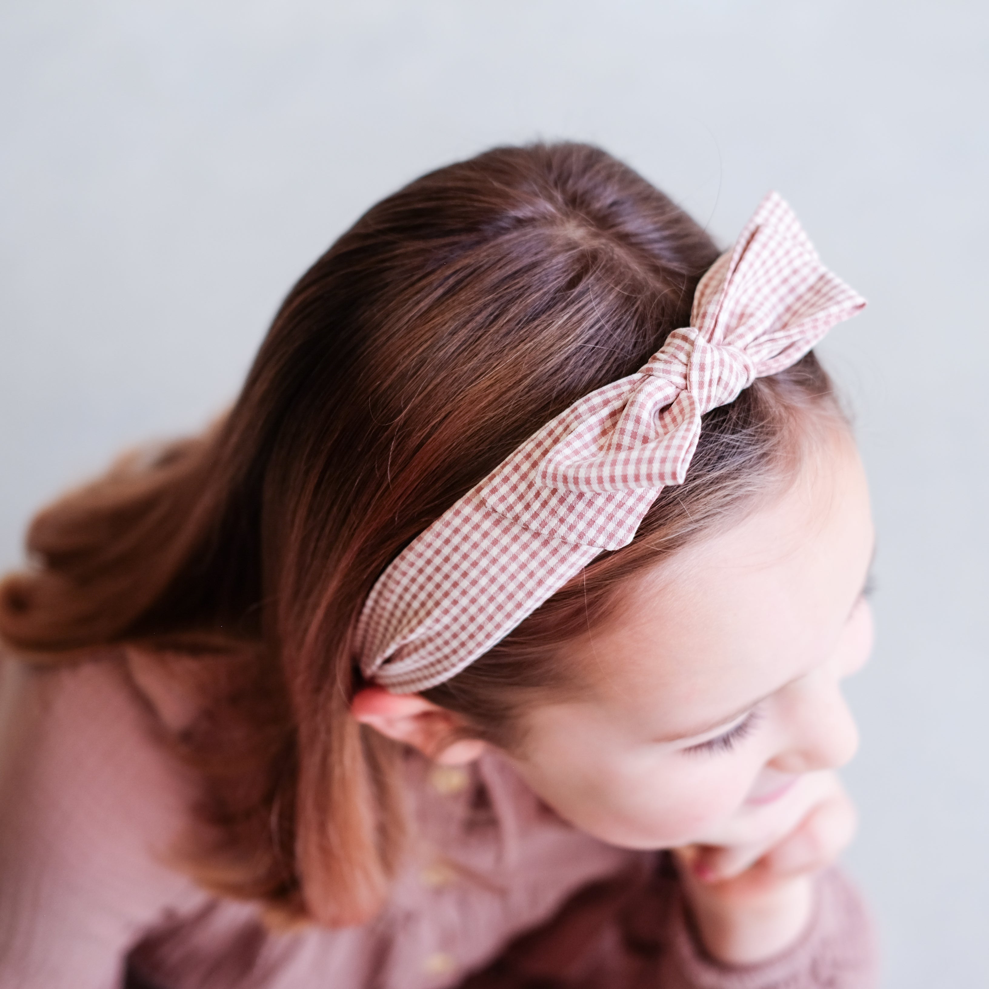 Mimi & Lula Gingham Edie Bow Alice Band