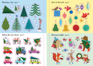 Sparkly Christmas Trees Sticker Book (Usbourne)