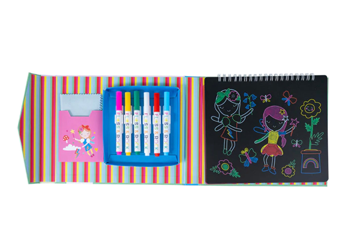 Floss & Rock Chalkboard Sketchbook - Rainbow Fairy