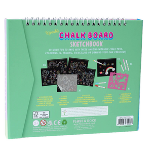 Floss & Rock Chalkboard Sketchbook - Rainbow Fairy