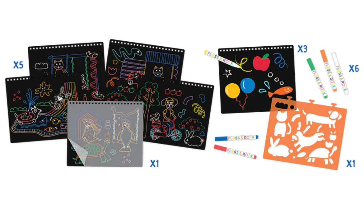 Floss & Rock Chalkboard Sketchbook - Pets