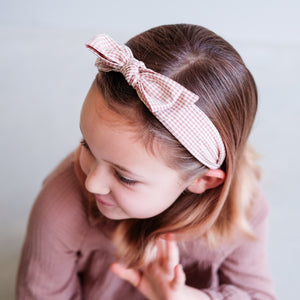Mimi & Lula Gingham Edie Bow Alice Band