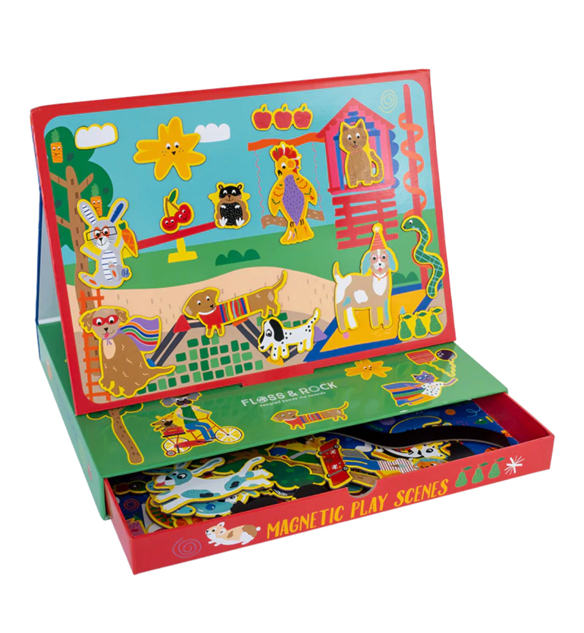 Floss & Rock Magnetic Play Scene - Pets