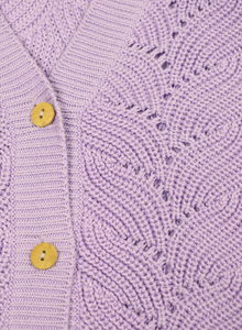 Ammehoela Kids Lilac Ginny Cardigan