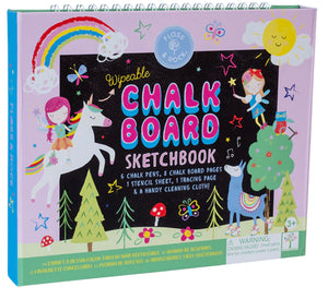 Floss & Rock Chalkboard Sketchbook - Rainbow Fairy