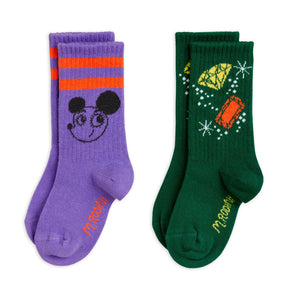 Mini Rodini Ritzratz 2-pack socks