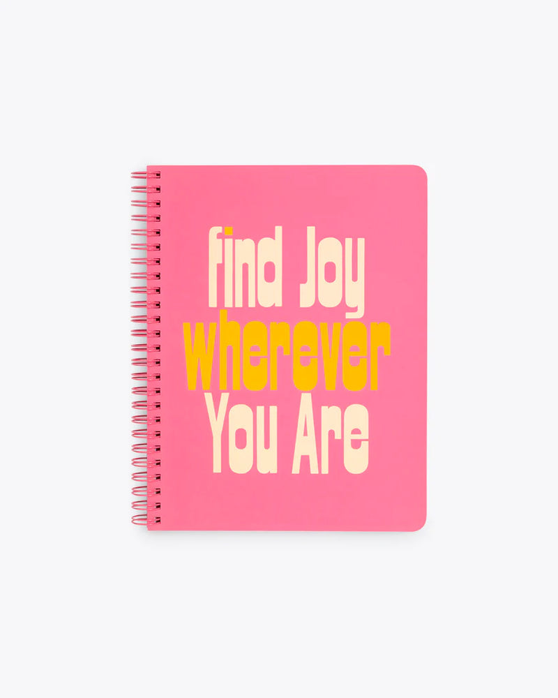 ban.dō Find Joy Mini Spiral Notebook