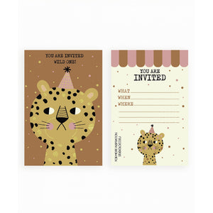 Studioloco Mr Leopard Party Invitations