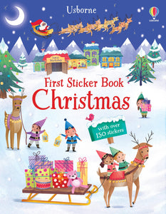 First Sticker Book Christmas (Usbourne)