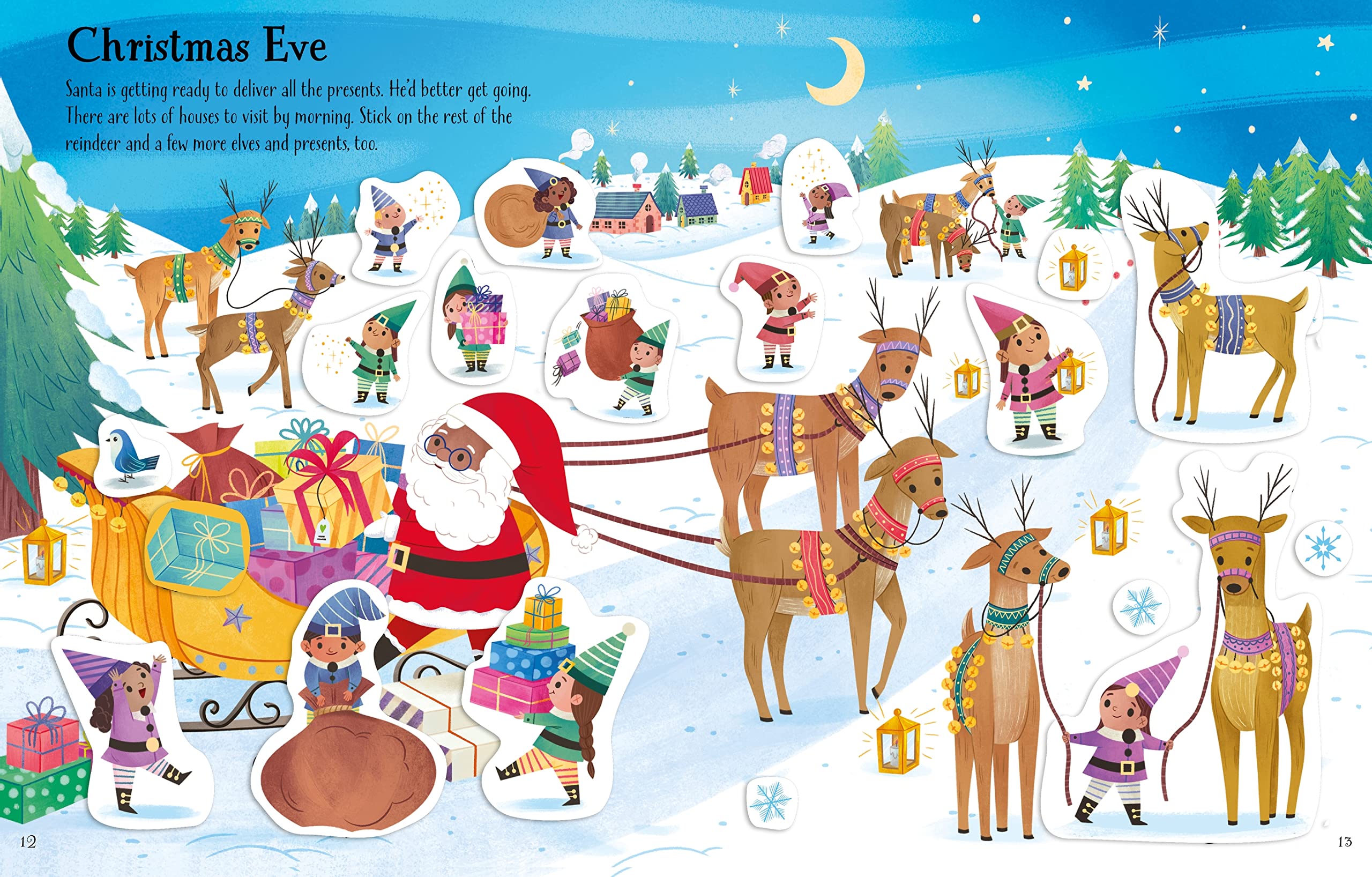 First Sticker Book Christmas (Usbourne)