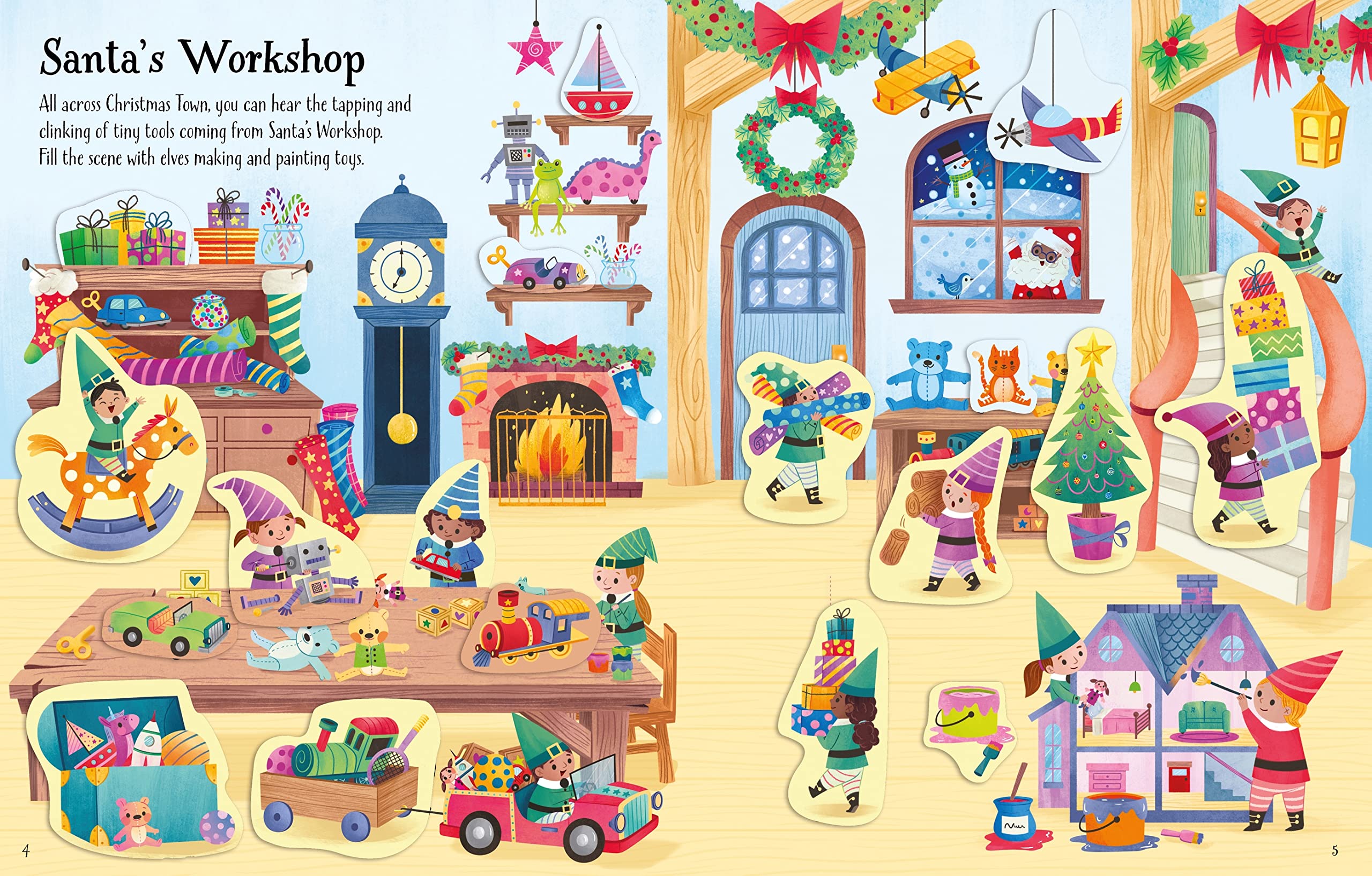 First Sticker Book Christmas (Usbourne)
