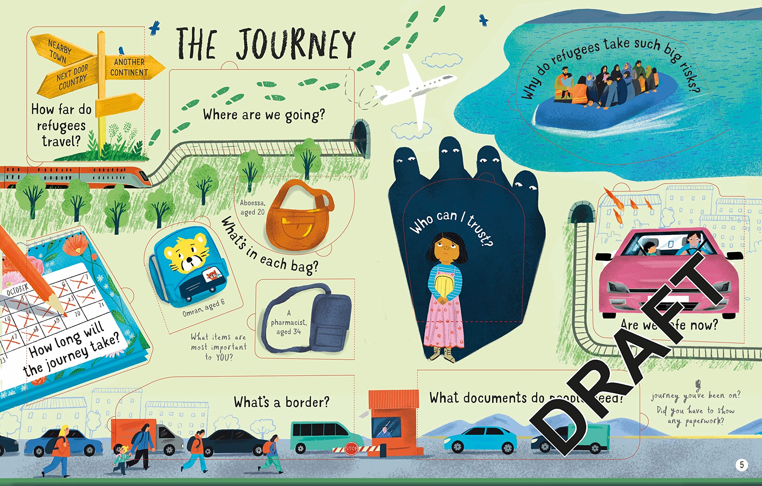 Lift the flap Questions and Answers  About Refugees