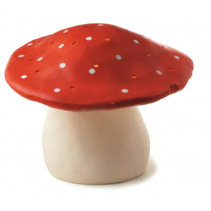 Heico Mushroom Medium Red Lamp