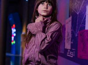 Ammehoela Kids Mia Blouse in Wistful Mauve