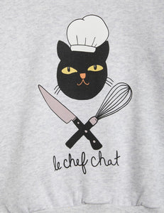 Mini Rodini Chef Cat Sweatshirt