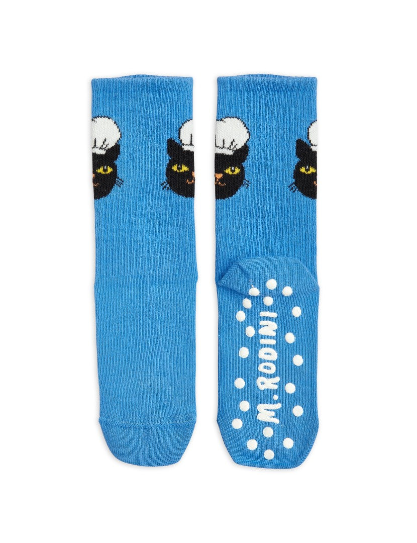 Mini Rodini Chef Cat Anti-slip Socks