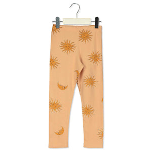 Lötie Kids Sun & Moon Leggings in Nude