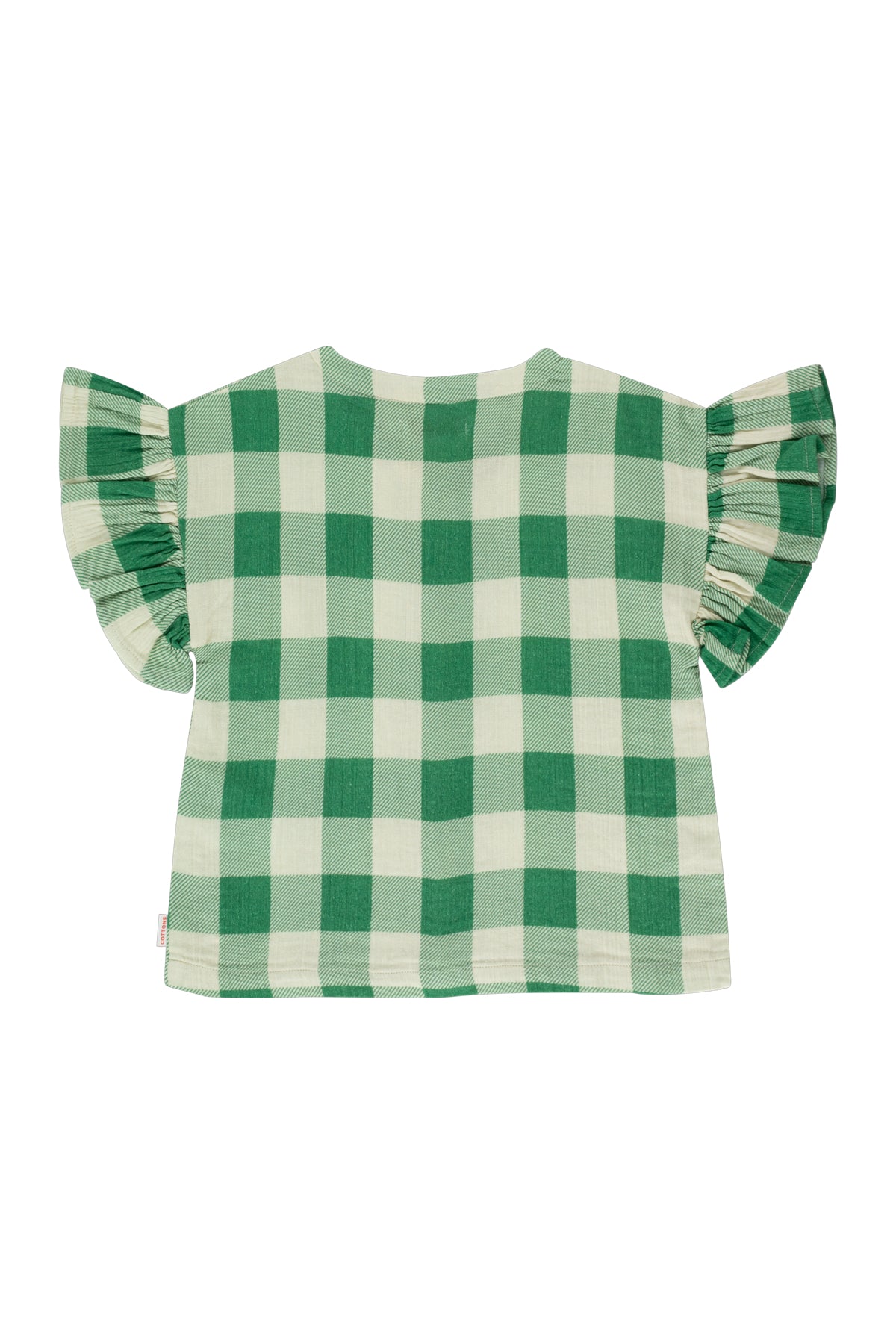 Tinycottons Big Check Frills Shirt