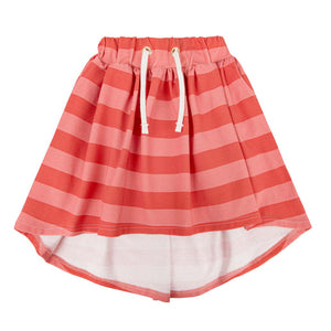 Dear Sophie - Red Stripes Midi Skirt