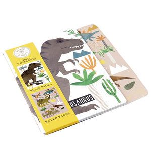 Floss & Rock Dinosaur Notebooks - Set of 2