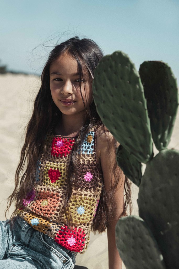 Ammehoela Kids Lizzy Crochet Top