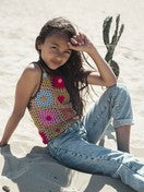 Ammehoela Kids Lizzy Crochet Top