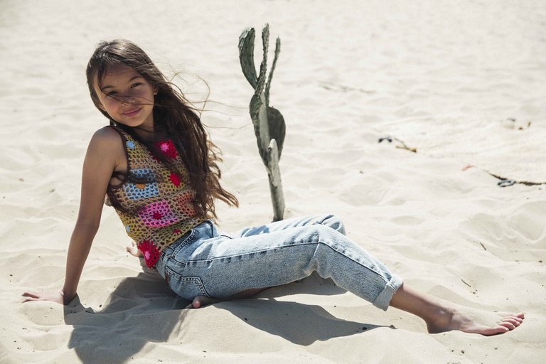 Ammehoela Kids Lizzy Crochet Top