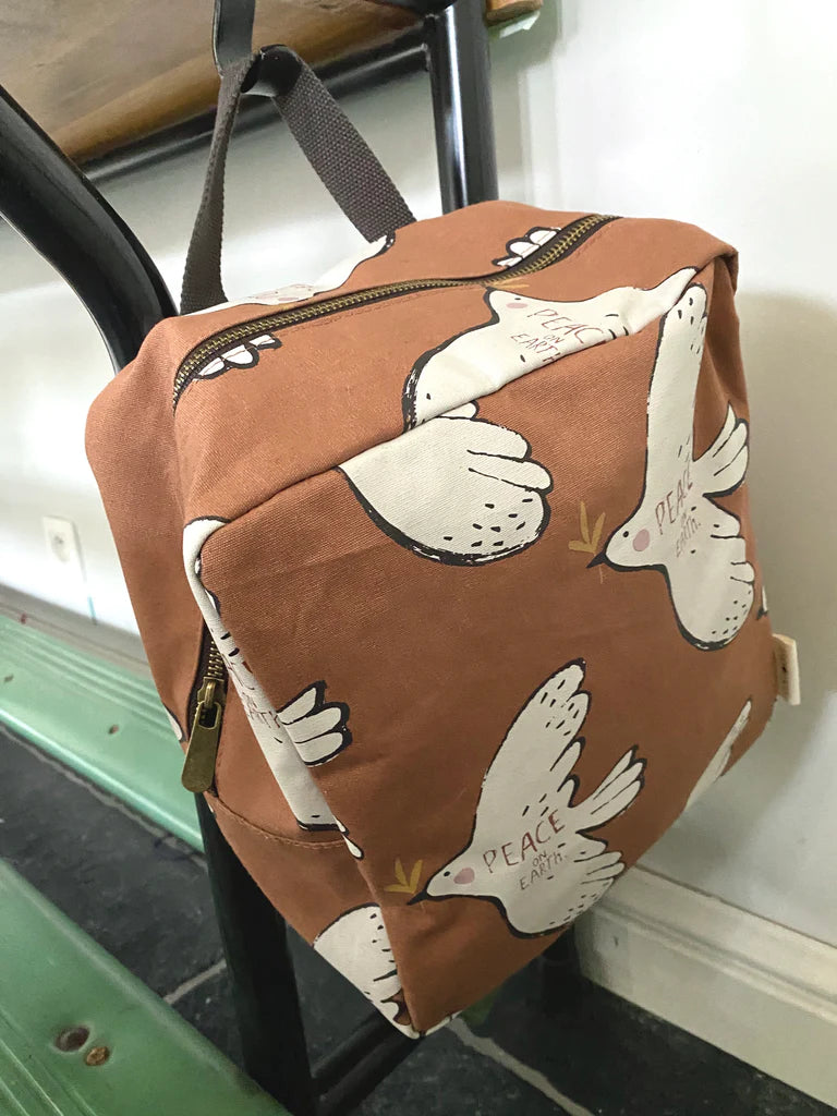 Studioloco Bird Cotton Canvas Backpack