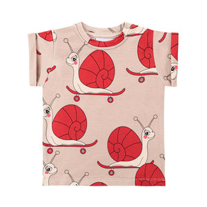 Dear Sophie - Light Snail T-Shirt