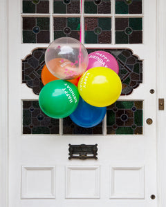 Rainbow ‘Happy Birthday’ Balloons