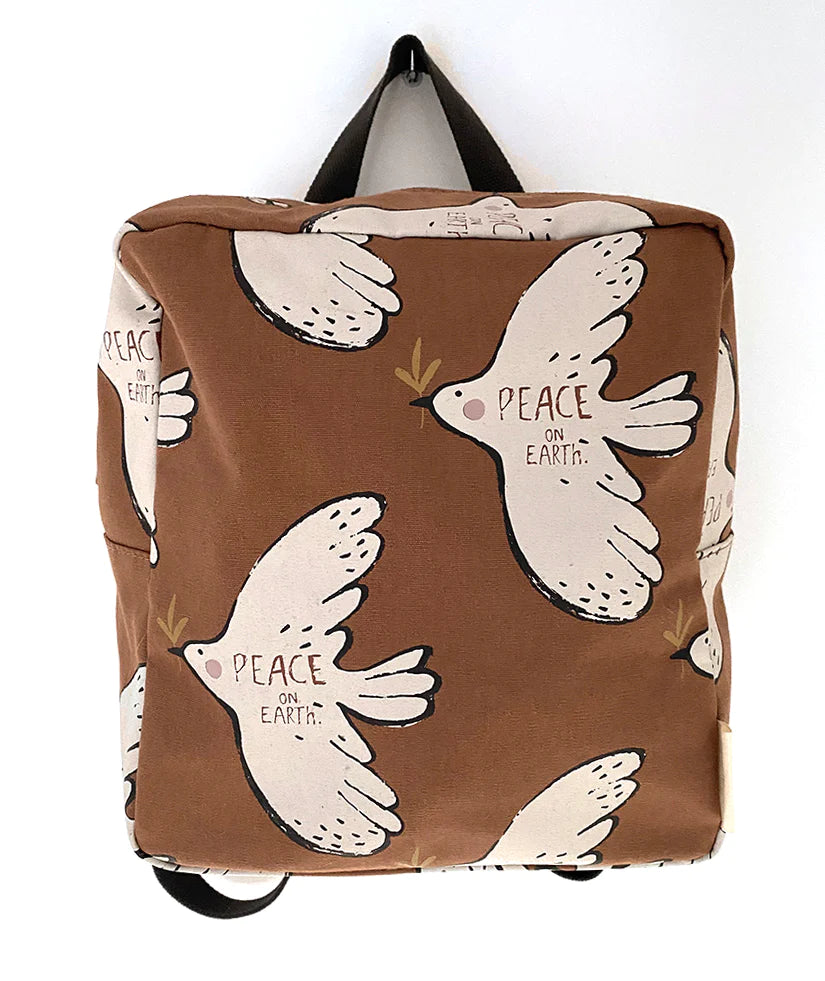 Studioloco Bird Cotton Canvas Backpack