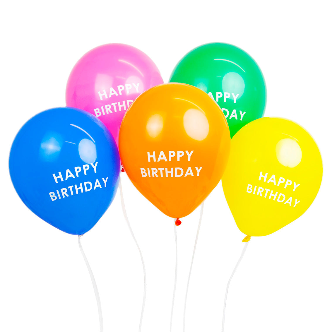 Rainbow ‘Happy Birthday’ Balloons