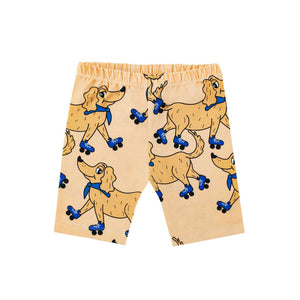 Dear Sophie Yellow Roller Biker Shorts