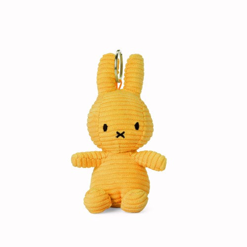 Miffy Corduroy Keyring in Yellow - 10cm