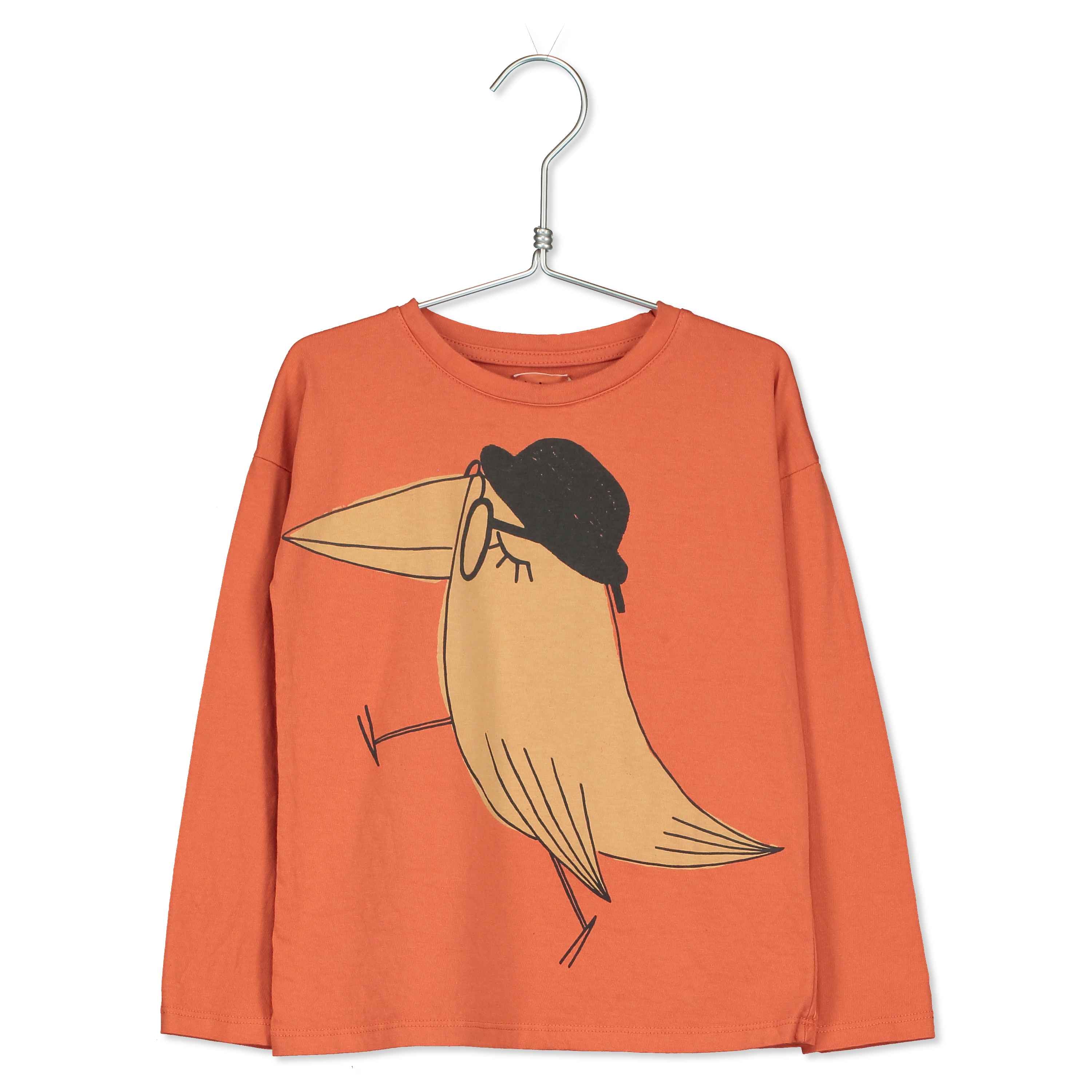 Lötie Kids - Bird Hats Long Sleeve in Dusty Orange