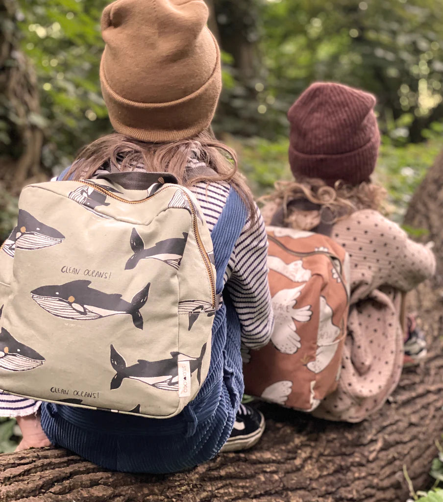 Studioloco Bird Cotton Canvas Backpack
