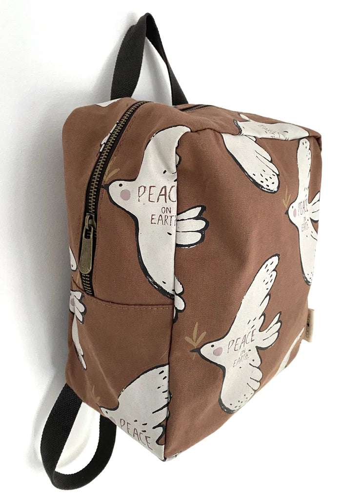 Studioloco Bird Cotton Canvas Backpack