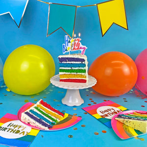 Rainbow ‘Happy Birthday’ Recyclable Napkins