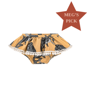 Dear Sophie Yellow Narwhal Bloomers