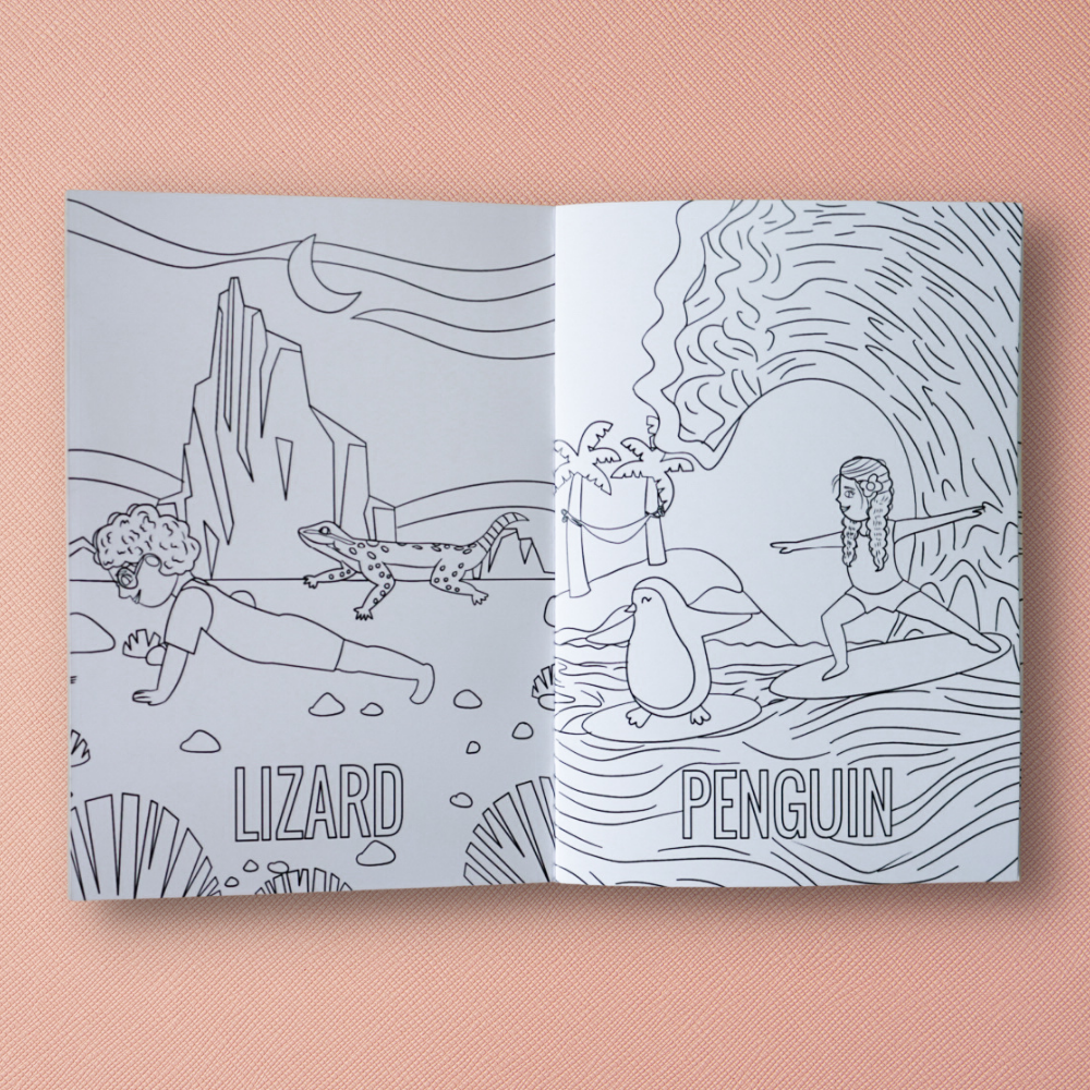 IMYOGI Colouring Book