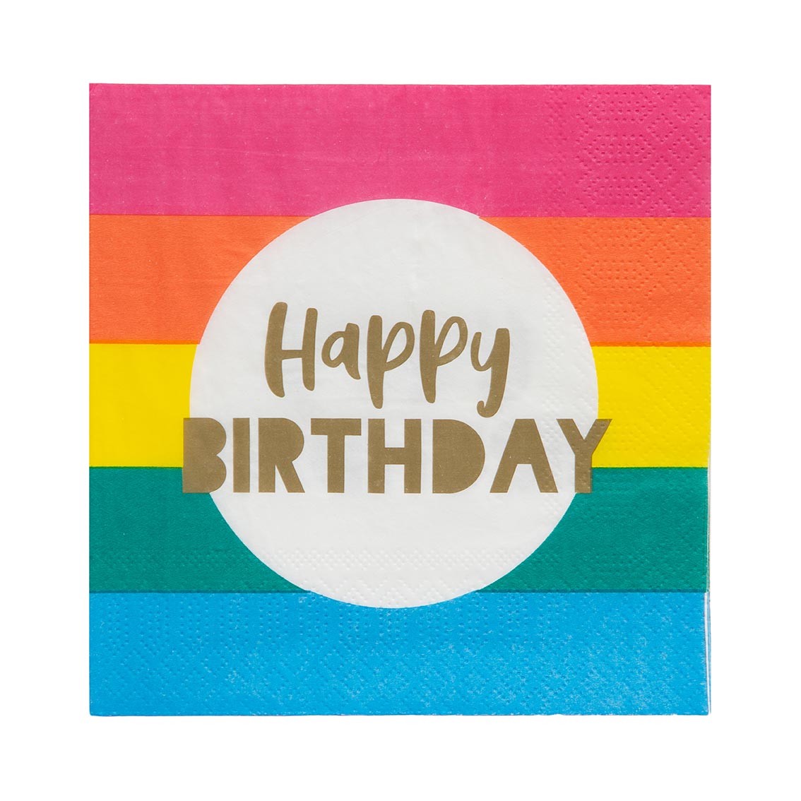 Rainbow ‘Happy Birthday’ Recyclable Napkins